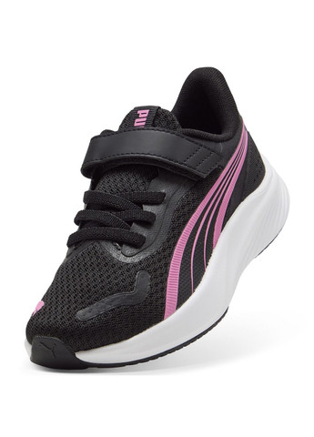 Черные всесезонные детские кроссовки pounce lite sneakers kids Puma