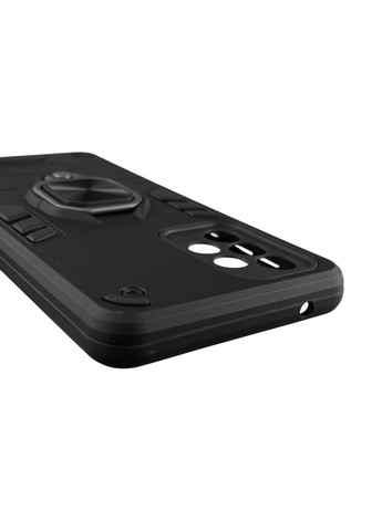 Чохол для телефона Galaxy A52 4G (SM-A525) броньований з магнітним кільцем-тримачем на самсунг а52 4г чорний Samsung (366233792)