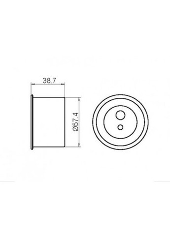 Ролик натяжной HYUNDAI (пр-во) GT10111 GMB (366109606)