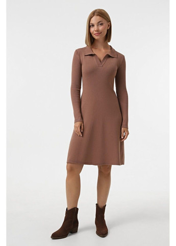 Коричневое повседневный платье pw963 Sewel