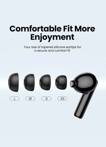 Беспроводные наушники WS106 White HiTune T3 Active Noise-Cancelling Earbuds (90206) Ugreen (302245148)