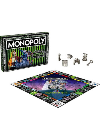 Настольная игра Monopoly UK: Beetlejuice (WM03321-EN1-6) Winning Moves (332613682)