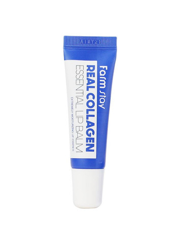 Бальзам для губ з колагеном Real Collagen Essential Lip Balm 10 мл (8809632883225) FarmStay (360715242)