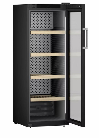 Холодильник для вина, 168.4x60х76.3, холод.отд.426л, зон – 1, бут-196, ST, дисплей, черный LIEBHERR