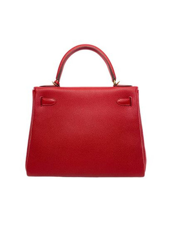 Сумка No Brand KELLY 28 ROUGE GARANCE TOGO GOLD HARDWARE (302086402)