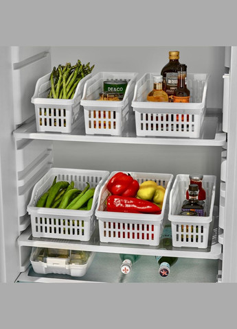 Органайзер для хранения продуктов и вещей в холодильник и шкаф широкий 200 х 300 х 141 мм No Brand (315632985)