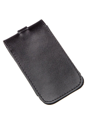 Компактная кожаная ключница с хлястиком 13988 Черная Shvigel (298567582)