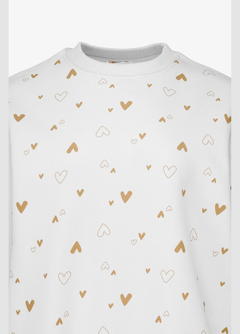 Светло-серый свитшот с узором женский onme-28 светло-серый shop (2000990783585) On me (316008819)