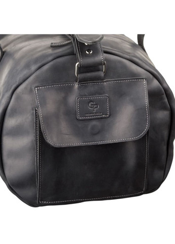Сумка дорожная Grande Pelle из винтажной кожи черная (sku_11046) No Brand (327819315)
