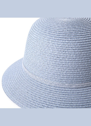 Шляпа с маленькими полями женская бумага голубая VERONICA LuckyLOOK 843-944 (289478409)