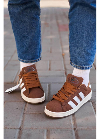 КРОСІВКИ ЖІНОЧІ ADIDAS CAMPUS 00S BROWN АДІДАС КАМПУС No Brand білі демісезони (367176873)