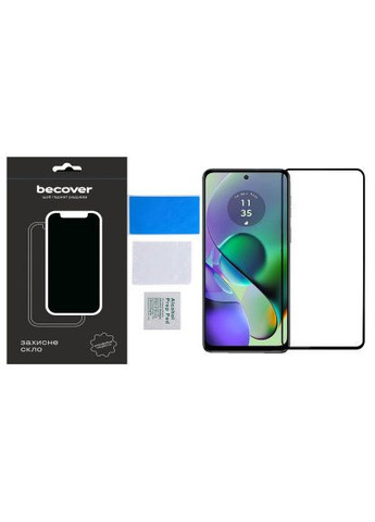 Стекло защитное Motorola Moto G54/G54 Power Black (710107) BeCover Motorola Moto G54 / G54 Power Black (366657866)