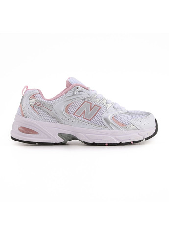 КРОСІВКИ ЖІНОЧІ NEW BALANCE 530 PINK WHITE SILVER НЬЮ БЕЛАНС 530 No Brand рожеві демісезони (367176183)