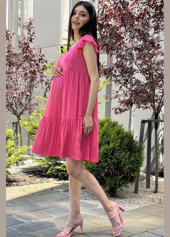 Малинова повсякденний сукня 2155 1604 Dianora