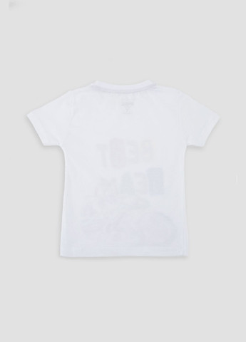 Белая летняя футболка с коротким рукавом для мальчика цвет белый цб-00244138 Ifba