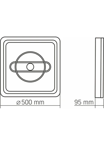 Стельовий світильник Decora VL-CLD-995-CF [145671] Videx (401596543)