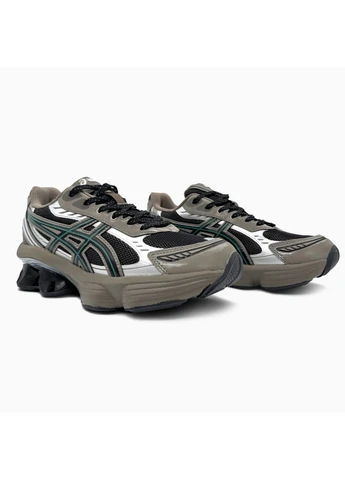 Чорні літні кросівки asics gel-kinetik fluent black/dark taupe асікс гель No Brand