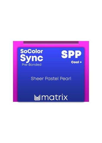 Тонувальна кремфарба для волосся без аміаку SoColor Sync Pre-Bonded відтінок SPP прозоро-пастельний Matrix (292736104)
