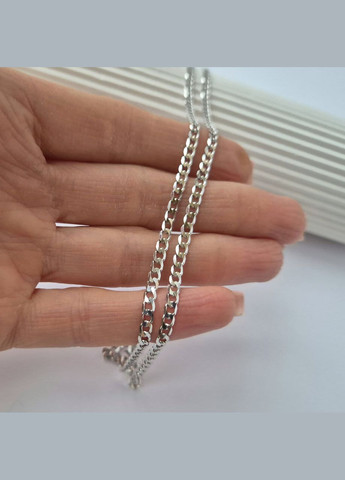 Серебряная Цепочка плоская цепь Панцирь см серебро 925 пробы Родированное 804р51/45 5.60г No Brand (315724804)