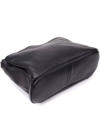 Сумка на плечо из натуральной кожи для женщин 23007 Черный Vintage (348358967)