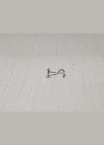 Срібна сережка-пірсинг в ніс. 918-2440Р Астор (269713516)