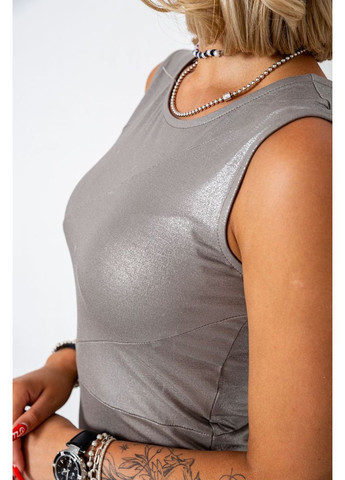 Серое платье однотонное,, 244r312 Ager