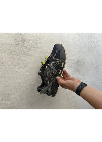 Серые демисезонные кроссовки мужские asics gel-kahana 8 dark grey gore-tex асикс гель кахано No Brand