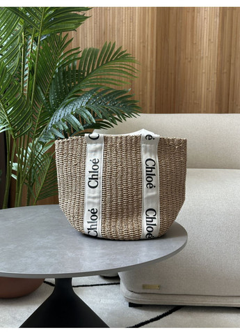 Сумка женская Large Woody Basket in Natural Fibers No Brand (362488769)
