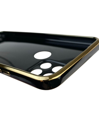 Чехол для A15 с кольцом MagSafe с золотой окантовкой на оппо а15 черный gs1 Oppo (366229281)