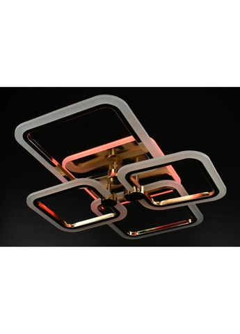 Люстра светодиодная потолочная LED светильник для квартиры на потолок лэд с пультом 26945 Золото 11х48х60 см. Sunnysky (335974767)