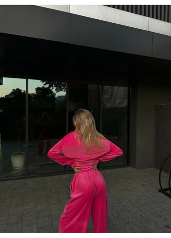 Жіночий спортивний костюм велюр для прогулянок та активного відпочинку комфортний New Trend (304647085)