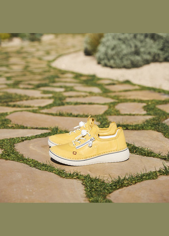 Желтые демисезонные кеди Rieker