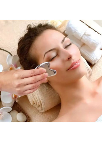 Массажер-скребок гуаша из нержавеющей стали No Brand (361119521)