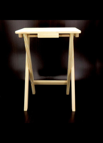 Столик розкладний з дерева Дарлінг бланже (СУН-000101) No Brand (328960176)