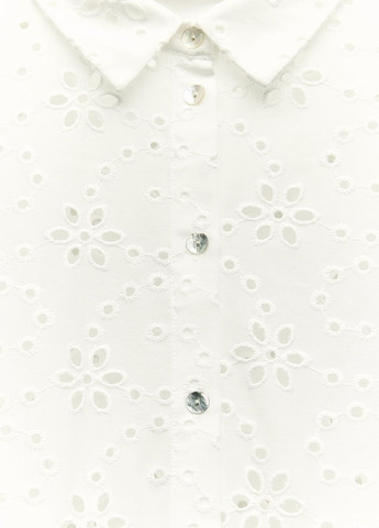 Белое праздничный платье Zara с цветочным принтом