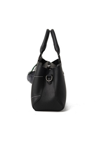 Жіноча сумка з брелоком та довгою ручкою зі штучної шкіри синя (sku_373) No Brand (330576466)