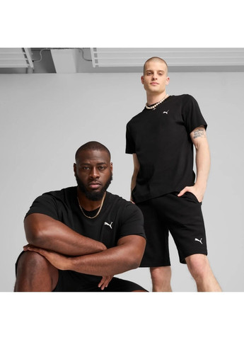 Чорна футболка чоловіча essentials small logo te black 682538-01 Puma