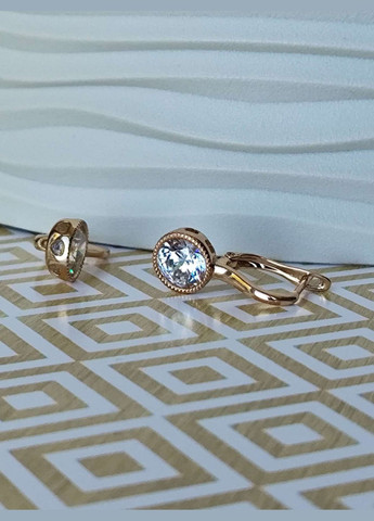 Сережки ксюпінг xuping позолота медичне золото медична сталь Xuping Jewelry (336190234)