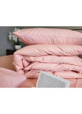 Постільна білизна з резинкою Рожевий LOFT(104), ранфорс Полуторний розмір, наволочки 50/70 No Brand (364219526)