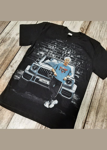 Дитячий літній костюм А4 (футболка + шорти) для хлопчика Влад Світиться в темряві 116-122 Чорний No Brand (352770722)