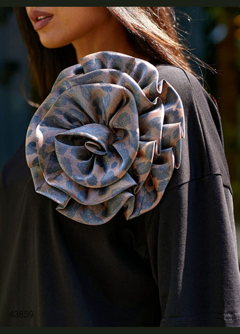 Жіноча футболка зі знімною трояндою Liton - (303106572)