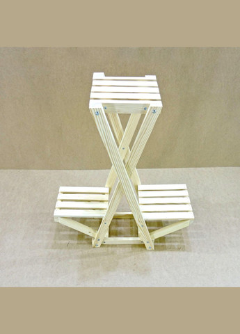 Підставка для квітів з дерева Бретань бланже (ЦВТ-003101) No Brand (328224562)