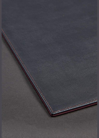 Накладка на стол руководителя - Кожаный бювар 1.0 Бордовый Crazy Horse (A-027164) BlankNote (332212320)