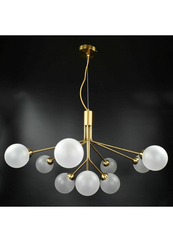 Люстра подвесная на 9 лампочек 26736 Латунь 55-140х90х90 см. Sunnysky (324396672)