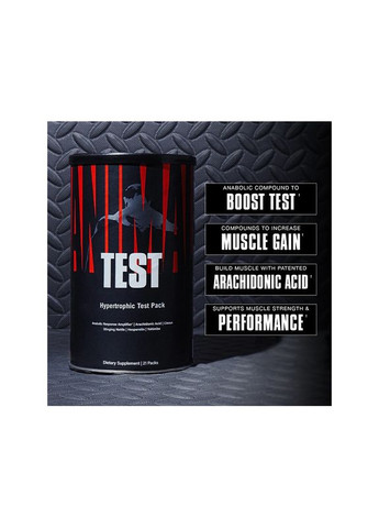Бустер тестостерона Animal Test 21 пакетов Universal Nutrition (322765860)