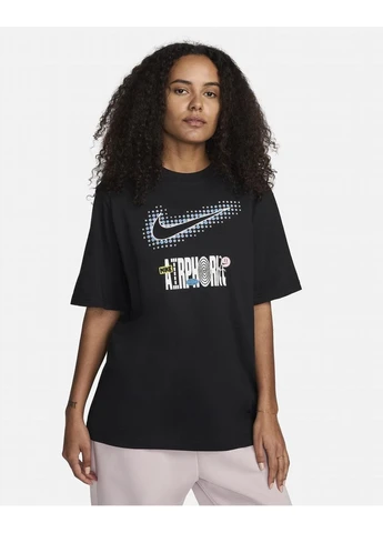 Футболка T-Shirt Sportswear Black FV4262-010 Nike - (398010319)