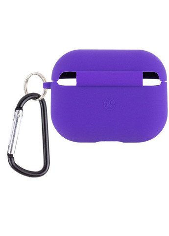 Силіконовий футляр з мікрофіброю для навушників Airpods Pro 2 / Pro Фіолетовий Epik (372163912)