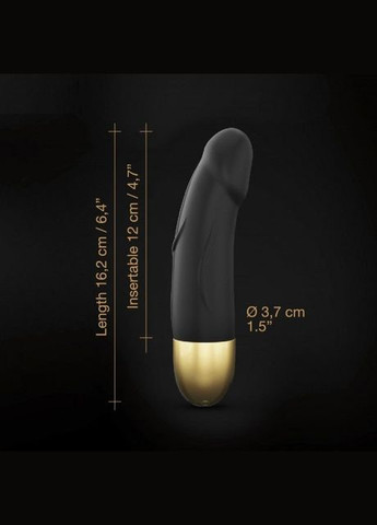 Вібратор Real Vibration S Gold 2.0, діаметр 3,7см, перезаряджуваний, для точки G Dorcel (335391169)