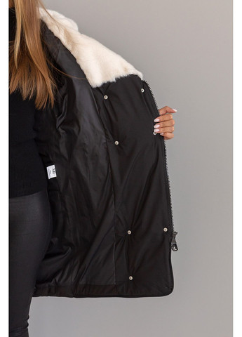 Черная зимняя зимня куртка фрея MioRichi