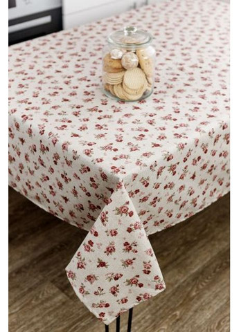 Скатертина плямостійка троянди 136х180 см Різнокольоровий (8077) Прованс (361784931)